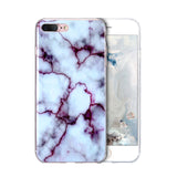 Luxury Marble Pattern i 8 Phone Case For iPhone 8 Plus Case For iPhone8 Plus Black Phone Accessories Coque X 7 Plus 6 6S 5 S SE