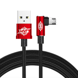 Baseus Reversible Micro USB Cable 2A Fast Charging Data sync Microusb Cable For Samsung Xiaomi Huawei Tablet Android Chargers