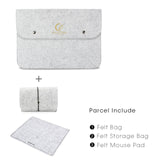 VOGROUND New Hot Wool Felt Sleeve Bag Case For Apple Macbook Air Pro Retina 11 12 13 15 Laptop Cover For Mac book 13.3 inch