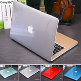 Carry360 2016 New Crystal Matte case For Apple Mac book Air Pro Retina 11 12 13 15 laptop bag for Macbook Air 13 Case cover