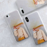 SoCouple For iphone 5s 5 SE 6 6s 8 6/7/8 plus X Granite Scrub Marble Stone image Painted Silicone Phone Case For iphone 7 case