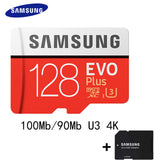 SAMSUNG 100Mb/s Memory Card 128GB 64gb 32gb 256gb Micro SD Card Class10 U3 Microsd Flash TF Card for Phone with SDHC SDXC