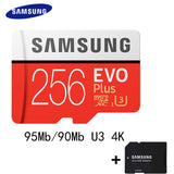 SAMSUNG 100Mb/s Memory Card 128GB 64gb 32gb 256gb Micro SD Card Class10 U3 Microsd Flash TF Card for Phone with SDHC SDXC