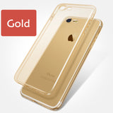 Esamday Clear Silicon Ultra Thin Soft TPU Case For 7 7Plus 8 8Plus X Transparent Phone Case For iPhone 5 5s SE 6 6s 6Plus 6sPlus