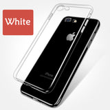 Esamday Clear Silicon Ultra Thin Soft TPU Case For 7 7Plus 8 8Plus X Transparent Phone Case For iPhone 5 5s SE 6 6s 6Plus 6sPlus