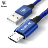 Baseus Micro USB Cable 2A Fast Data Sync Charging Microusb Charger For Samsung Huawei Xiaomi HTC LG Android Mobile Phone Cables