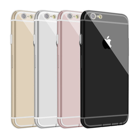 Silicone Case For Iphone 6 6S S 4.7 5S 7 8 5 Ultra Thin Dustproof Clear Phone Bag Case Luxury Cover Soft TPU Coque For Iphone 6