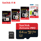 SanDisk Micro SD Card 100MB/s 256GB 128GB 64GB 32GB 16GB U3/U1 V30 A1 Class 10 Memory Card SDXC SDHC microsd Flash TF Card