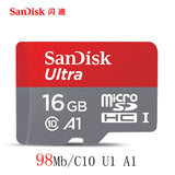 SanDisk 100MB/S 64G Memory Card 256GB 128GB 64GB 32GB 16GB U3/U1 Class 10 Micro SD Card SDXC SDHC microsd Flash TF Card