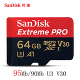 SanDisk 100MB/S 64G Memory Card 256GB 128GB 64GB 32GB 16GB U3/U1 Class 10 Micro SD Card SDXC SDHC microsd Flash TF Card