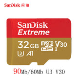 SanDisk 100MB/S 64G Memory Card 256GB 128GB 64GB 32GB 16GB U3/U1 Class 10 Micro SD Card SDXC SDHC microsd Flash TF Card