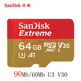 SanDisk 100MB/S 64G Memory Card 256GB 128GB 64GB 32GB 16GB U3/U1 Class 10 Micro SD Card SDXC SDHC microsd Flash TF Card