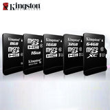 Kingston Micro SD 8gb 16gb 32gb 64gb 128gb 256gb Flash Memory Card Microsd SDHC/SDXC Class 10 Dropshipping TF Carte Micro sd