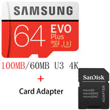 SAMSUNG Micro SD Card 128GB 64gb 32gb 256gb 100Mb/s Microsd Memory Card Flash TF Card for Phone with Mini Class10 free shipping