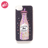 AKI Glitter Liquid Phone Case for iPhone 7 Plus iPhone 6 Plus Case Bling Quicksand Unicorn Sequins for iPhone X iPhone 8 6s Plus