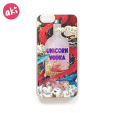 AKI Glitter Liquid Phone Case for iPhone 7 Plus iPhone 6 Plus Case Bling Quicksand Unicorn Sequins for iPhone X iPhone 8 6s Plus