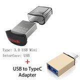 SanDisk USB 3.0 3.1 Flash Drive 128GB 64GB 32GB 16GB 130MBS ULTRA FLAIR Memory Stick Pen Drives Pendrive Flashdisk U Disk for PC