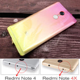 Gradient Color Silicone Cases For Xiaomi Mi A1 5X 6 Max 2 Mix 2 Redmi 4 Pro 4A 4X Note 4 4X 5A Prime 5 Plus Phone Cover Shell