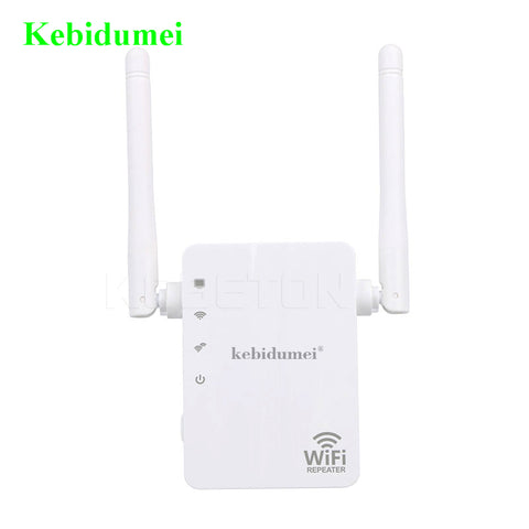 Kebidumei Mini 300Mbps Wireless Repeater Network Repetidor 2dBi Antenna Signal Amplifier Booster 2.4G Wifi Extender 802.11b/g/n