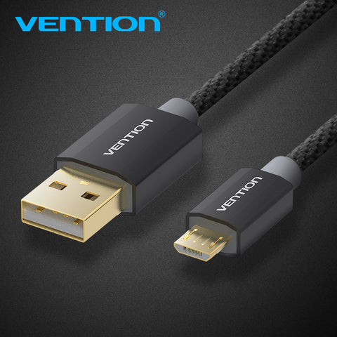 Vention Micro USB Fast Charger Cable 5m3m2m USB Data Cable Mobile Phone Cable for Samsung Galaxy S4 HTC Smart Phone  LG Android