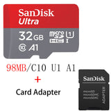 SanDisk 100Mb/s Micro SD card 16GB 32GB 64GB 128GB 256GB Class 10 U3/U1 microSD TF card Flash TF Card Memory Card for Computer