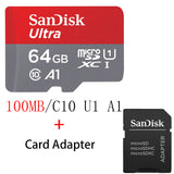 SanDisk 100Mb/s Micro SD card 16GB 32GB 64GB 128GB 256GB Class 10 U3/U1 microSD TF card Flash TF Card Memory Card for Computer