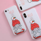 SoCouple Relief TPU case For iphone 7 8 7/8 plus 5 5s SE Case Ultra-thin Scrub Silicone Phone Cases For iphone 6 6S Plus X