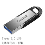 SanDisk FIT USB 3.0 3.1 Flash Drive 128GB 64GB 32GB 16GB 150MBS Bultra Pen Drive USB 3.0 U Disk Pendrive Flashdisk for Computer
