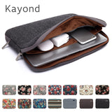 2018 New Brand Kayond Sleeve Case For Laptop 11",13",14",15",15.6 inch Notebook Bag For MacBook Air Pro 13.3",Free Drop Shipping