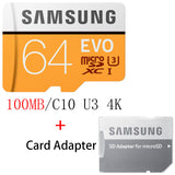 SAMSUNG Microsd Card 128GB 64GB 32GB 16GB 8GB 256GB 100Mb/s Micro SD Memory Card Flash TF Card for Phone Class10 SDHC SDXC