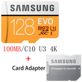 SAMSUNG Microsd Card 128GB 64GB 32GB 16GB 8GB 256GB 100Mb/s Micro SD Memory Card Flash TF Card for Phone Class10 SDHC SDXC