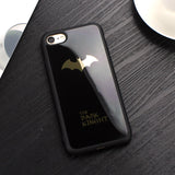 JAMULAR Dark Kinght Batman Phone Cover For iphone X 6 6s 7 Plus Mirror Silicone Case For iphone 7 6 6s 8 Plus Phone Cases Shell