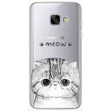 Coque For Samsung Galaxy S5 S6 S7 Edge S8 S9 Plus A3 A5 A8 2016 2017 2018 prime J1 J2 J3 J5 J7 Case TPU Silicon Cover Cat Note 8