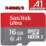 SanDisk micro sd 128GB 64GB 32GB 16GB 98mb/s TF usb flash memory card microsd  8GB/48MB/s class10 Original Product shipping