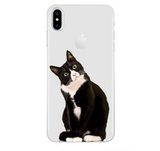 Cat Phone Case For iPhone X 8 4 4S 5 5S SE 5C 6 6S 7 Plus Silicon For Xiaomi Redmi 4 4A 3S 3 S Note 3 4 5A Pro Prime 4X Mi A1 5X