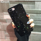 Kerzzil Bling Glitter Soft Silicone Case For iPhone 7 6 6S Plus Star Cover Shining Phone Cases For iPhone X 6 6S 8 Plus Capa