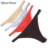 Hot Sale Sexy Women Cotton G String Thongs Low Waist Sexy Panties Ladies' Seamless Underwear Black Red White Skin