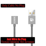 FLOVEME 1M Micro USB Magnetic Charger Cable For Samsung Xiaomi Nylon Braided Data Sync Magnet Charging Adapter Android USB Cable
