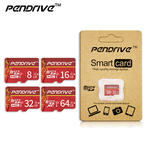 Speed Class 10 Micro SD Card 64GB 32GB 16GB Memory Card 8GB Flash mini TF cards Memory UHS-I SDHC SDXC for Smartphone/Tablet