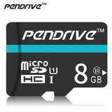 PENDRIVE Brand High Performance Micro SD Card for phone tablet Car DVR 8GB/16GB Micro SD 32GB 64GB/128GB Class6-10 Memory Card