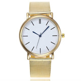 Fashion Women Crystal Stainless Steel Analog Quartz Wrist Watch Bracelet