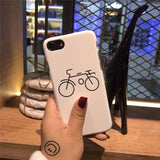 Cute Love Heart Print Back Cover For iPhone X 7 6 6S Plus 5 5S SE Phone Case Hard PC Cases Coque For iPhone 8 8 Plus