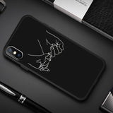 Animal Love Heart Soft TPU Silicone Cases for iPhone 5 S SE X Phone Case For iPhone 6s 6 7 8 Plus XS Max XR Coque Frosted Fundas