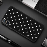 Animal Love Heart Soft TPU Silicone Cases for iPhone 5 S SE X Phone Case For iPhone 6s 6 7 8 Plus XS Max XR Coque Frosted Fundas