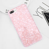 USLION Glitter Phone Case For iPhone 7 8 Plus Dream Shell Pattern Cases For iPhone XR XS Max 7 6 6S Plus Soft TPU Silicone Cover