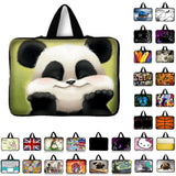 7.9 9.7 10 12 13 14 15 17" panda Tablet Sleeve Case Mini PC Laptop Bag 10.1 11.6 13.3 15.4 15.6 Computer Handbag Protector Cover