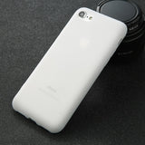 USLION Phone Case For iPhone 7 6 6s 8 X Plus 5 5s SE XR XS Max Simple Solid Color Ultrathin Soft TPU Case Candy Color Back Cover