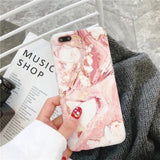 Luxury Marble Phone Case For iPhone 7 Case For iPhone X 7 6 6S 8 Plus 6 S Case Cover XR XS MXA Coque Silicon Fundas Capa Carcasa