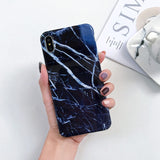 Luxury Marble Phone Case For iPhone 7 Case For iPhone X 7 6 6S 8 Plus 6 S Case Cover XR XS MXA Coque Silicon Fundas Capa Carcasa