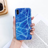 Luxury Marble Phone Case For iPhone 7 Case For iPhone X 7 6 6S 8 Plus 6 S Case Cover XR XS MXA Coque Silicon Fundas Capa Carcasa